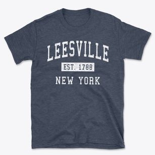 Leesville New York Classic Established Basic T-Shirt