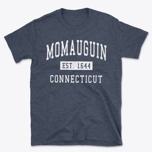 Momauguin Connecticut Classic Established Basic T-Shirt