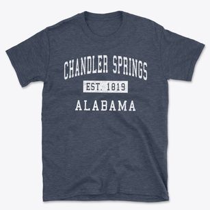 Chandler Springs Alabama Classic Established Basic T-Shirt