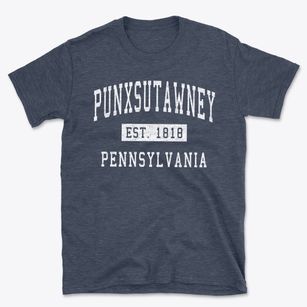 Punxsutawney Pennsylvania Classic Established Basic T-Shirt