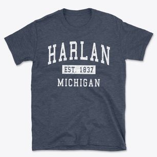 Harlan Michigan Classic Established Basic T-Shirt