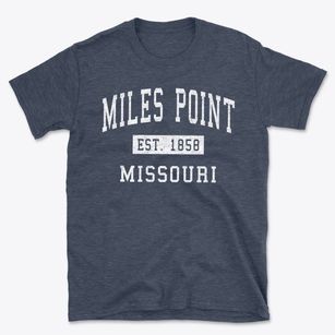Miles Point Missouri Classic Established Basic T-Shirt