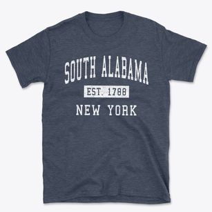 South Alabama New York Classic Established Basic T-Shirt