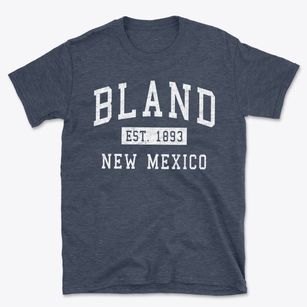 Bland New Mexico Classic Established Basic T-Shirt