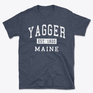 Yagger Maine Classic Established Basic T-Shirt