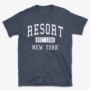 Resort New York Classic Established Basic T-Shirt