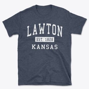 Lawton Kansas Classic Established Basic T-Shirt