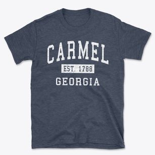 Carmel Georgia Classic Established Basic T-Shirt