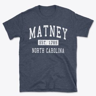 Matney North Carolina Classic Established Basic T-Shirt