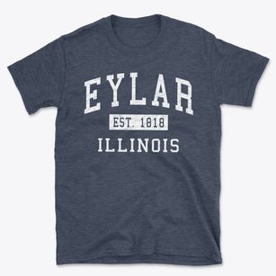 Eylar Illinois Classic Established Basic T-Shirt