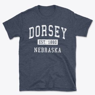 Dorsey Nebraska Classic Established Basic T-Shirt