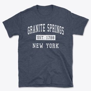 Granite Springs New York Classic Established Basic T-Shirt