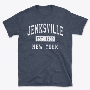 Jenksville New York Classic Established Basic T-Shirt
