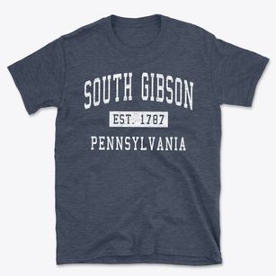 South Gibson Pennsylvania Classic Established Basic T-Shirt