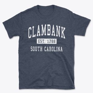 Clambank South Carolina Classic Established Basic T-Shirt