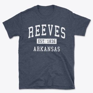 Reeves Arkansas Classic Established Basic T-Shirt