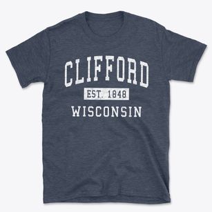 Clifford Wisconsin Classic Established Basic T-Shirt