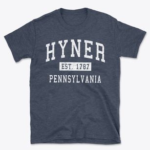 Hyner Pennsylvania Classic Established Basic T-Shirt