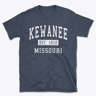 Kewanee Missouri Classic Established Basic T-Shirt