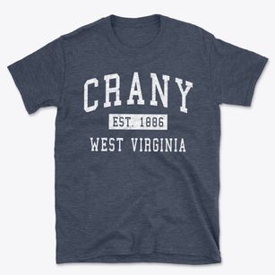 Crany West Virginia Classic Established Basic T-Shirt