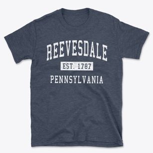 Reevesdale Pennsylvania Classic Established Basic T-Shirt