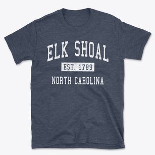 Elk Shoal North Carolina Classic Established Basic T-Shirt