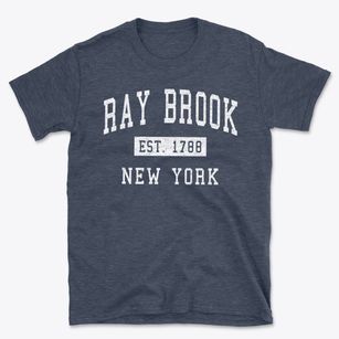 Ray Brook New York Classic Established Basic T-Shirt