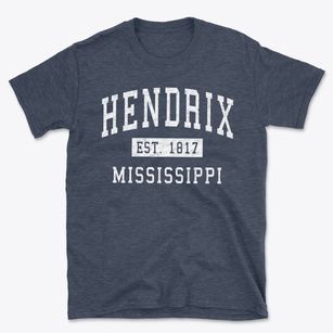 Hendrix Mississippi Classic Established Basic T-Shirt