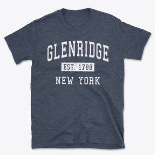 Glenridge New York Classic Established Basic T-Shirt