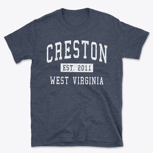 Creston West Virginia Classic Established Basic T-Shirt