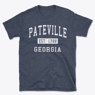 Pateville Georgia Classic Established Basic T-Shirt