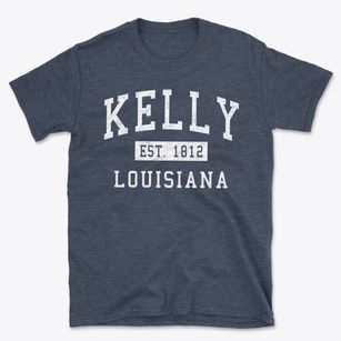 Kelly Louisiana Classic Established Basic T-Shirt