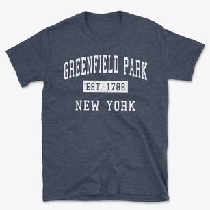 Greenfield Park New York Classic Established Basic T-Shirt
