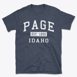 Page Idaho Classic Established Basic T-Shirt