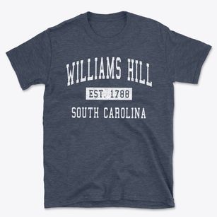Williams Hill South Carolina Classic Established Basic T-Shirt