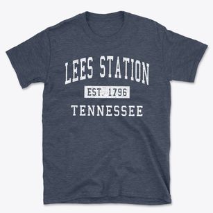 Lees Station Tennessee Classic Established Basic T-Shirt