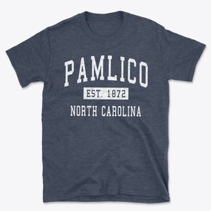 Pamlico North Carolina Classic Established Basic T-Shirt