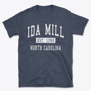 Ida Mill North Carolina Classic Established Basic T-Shirt