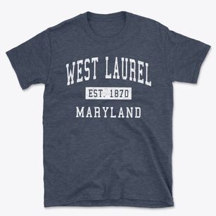 West Laurel Maryland Classic Established Basic T-Shirt