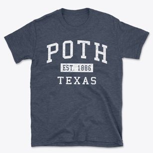 Poth Texas Classic Established Basic T-Shirt