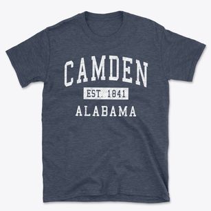 Camden Alabama Classic Established Basic T-Shirt