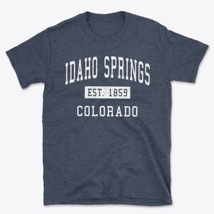Idaho Springs Colorado Classic Established Basic T-Shirt