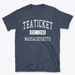 Teaticket Massachusetts Classic Established Basic T-Shirt