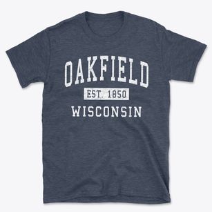 Oakfield Wisconsin Classic Established Basic T-Shirt