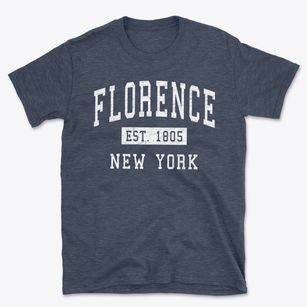 Florence New York Classic Established Basic T-Shirt