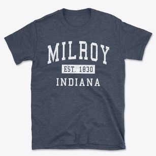 Milroy Indiana Classic Established Basic T-Shirt