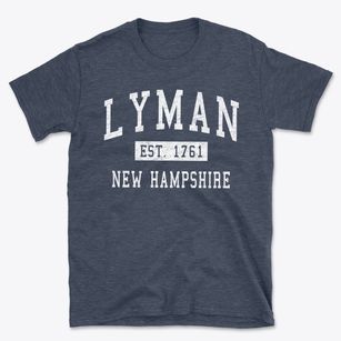 Lyman New Hampshire Classic Established Basic T-Shirt