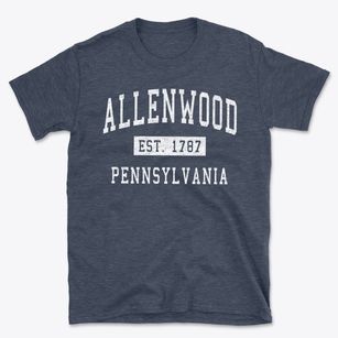 Allenwood Pennsylvania Classic Established Basic T-Shirt