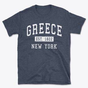 Greece New York Classic Established Basic T-Shirt
