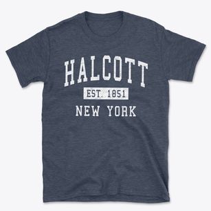 Halcott New York Classic Established Basic T-Shirt